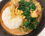 きのことほうれん草のチキンカレー作り方5写真