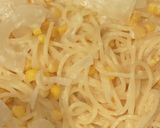豆乳コーンクリームパスタ作り方4写真