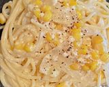 豆乳コーンクリームパスタ作り方6写真