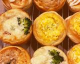 イングリッシュマフィン型で惣菜パン作り方22写真