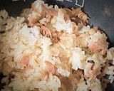 後混ぜで、蓮根の炊き込みご飯風作り方8写真