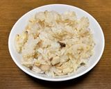 後混ぜで、蓮根の炊き込みご飯風作り方7写真