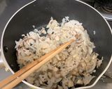 後混ぜで、蓮根の炊き込みご飯風作り方5写真