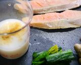 簡単！銀鮭のクリーム煮　オーツミルク作り方2写真