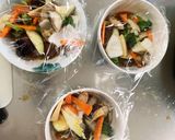 レンジお節余り食材でコク旨オイ野菜炒め作り方14写真