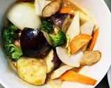 レンジお節余り食材でコク旨オイ野菜炒め作り方16写真