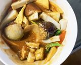 レンジお節余り食材でコク旨オイ野菜炒め作り方20写真