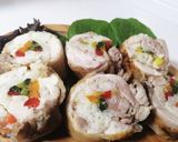 チキンのチーズロール作り方10写真