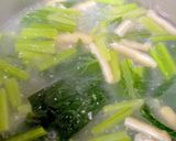 下茹で冷凍保存した小松菜の味噌汁^^作り方4写真