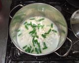 いんげん鶏肉粥♪食べると良くなる胃の痛み作り方6写真