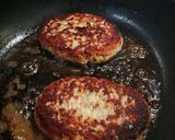 おろしナメ茸ハンバーグ❨(@≧↺≦@)❩作り方3写真