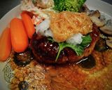 おろしナメ茸ハンバーグ❨(@≧↺≦@)❩作り方6写真