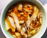 年越しに全てレンジきのこオイ酢あん湯豆腐作り方10写真
