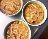 年越しに全てレンジきのこオイ酢あん湯豆腐作り方12写真