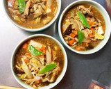 年越しに全てレンジきのこオイ酢あん湯豆腐作り方17写真
