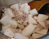 大根と豚ばら肉の炒め煮作り方5写真