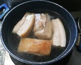 年越しそば!【三枚肉の煮付け】作り方1写真