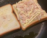 簡単　フライパンでホットサンド作り方8写真