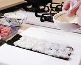 巻きすいらずの中巻ハーフ　ねぎとろ　鉄火作り方1写真