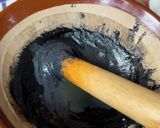 昔ながらのとろとろ黒ごま餅作り方3写真