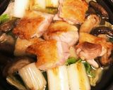 皮焼き鶏の鍋作り方5写真