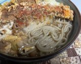 かつ丼…のように見せかけてかつとじそば作り方8写真