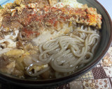 かつ丼…のように見せかけてかつとじそば作り方8写真