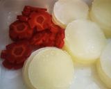 お雑煮のアレンジだし♪鶏だしを加えて…作り方4写真