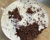 材料5つ！簡単！ビスケットチョコケーキ作り方3写真