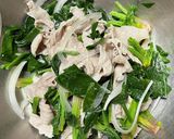 簡単！豚肉とほうれん草のポン酢和え作り方1写真