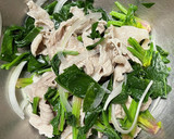 簡単！豚肉とほうれん草のポン酢和え作り方1写真