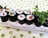 基本の細巻　鉄火巻　カッパ巻作り方16写真