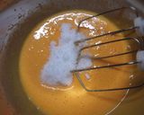 ２１㎝型シフォンケーキ（バナナココア）作り方5写真