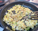 漬物と納豆のブラックペッパーチャーハン作り方5写真