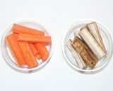 ごぼうと人参の牛肉巻き作り方1写真