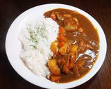 簡単☆家庭のチキンカレーライス作り方5写真