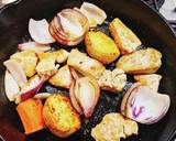 スキレットで作るチキンと野菜のトマト煮作り方3写真
