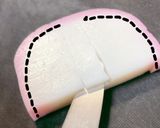 かまぼこの飾り切り〜リボン編〜作り方1写真