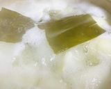 橙酢でたべる・かぶの湯豆腐作り方5写真