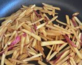 さつまいも1本で☆バター風味きんぴら作り方5写真