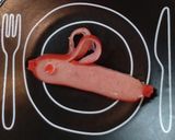 兎年のうさぎにナリキリったソーセー人作り方8写真