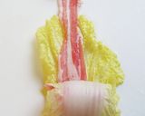 豚バラ白菜小松菜巻き作り方2写真