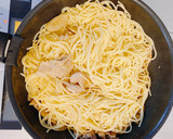 ごぼう消費に◎ごぼうと豚こまの和風パスタ作り方5写真