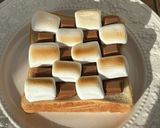 とっても簡単☆チョコ&マシュマロトースト作り方1写真