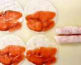 お節に♪スモークサーモンの千枚漬け巻き作り方1写真