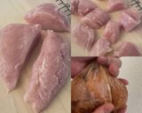胸唐揚げのオレンジ甘酢あん 麹で柔らか♪作り方1写真