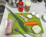 超簡単!基本の家庭チャーハンコンソメ味作り方1写真