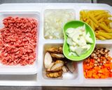 豚ひき肉とゴボウのボロネーゼ作り方1写真