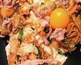 大根ツマ～リメイク？…の、お好み焼き作り方2写真