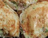 大根ツマ～リメイク？…の、お好み焼き作り方3写真